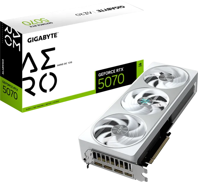 Gigabyte GeForce RTX 5070 AERO OC Graphics Card