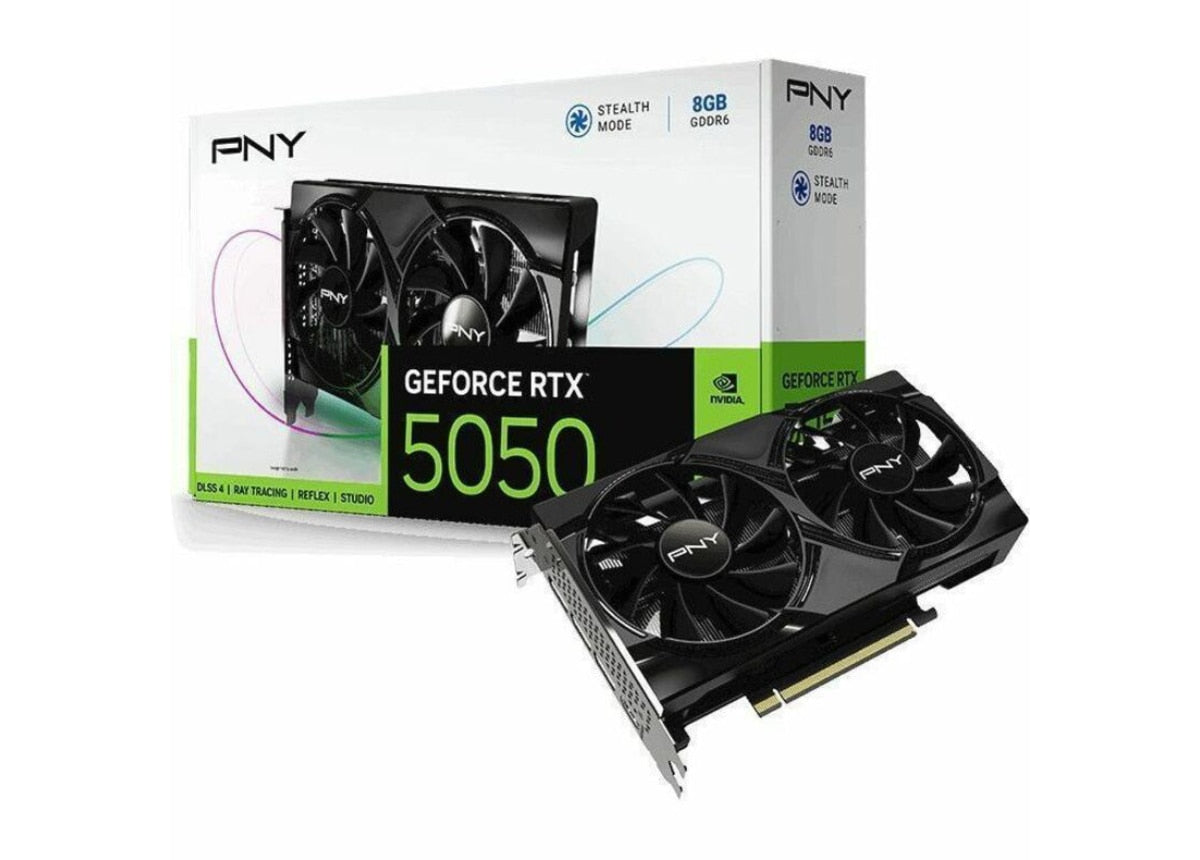 PNY GeForce RTX 5050 8GB Dual Fan Graphics Card