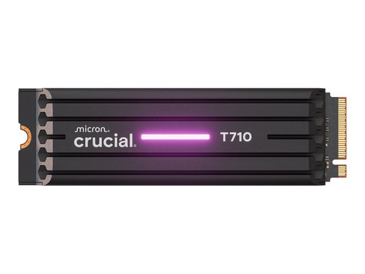 Crucial 2TB T710 SSD with heatsink