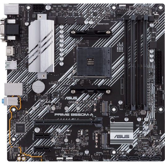 ASUS Prime B550M-A/CSM AMD AM4 (3rd Gen Ryzen) micro ATX commercial motherboard