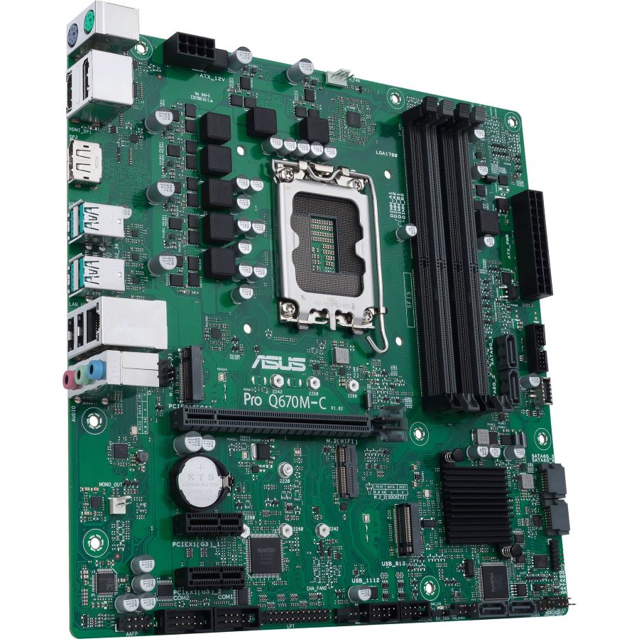 ASUS Motherboard Pro Q670M-C-CSM LGA 1700(Intel 12th&amp;13th Gen &amp; Intel vPro)