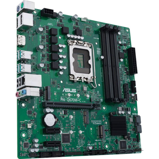 ASUS Motherboard Pro Q670M-C-CSM LGA 1700(Intel 12th&amp;13th Gen &amp; Intel vPro)