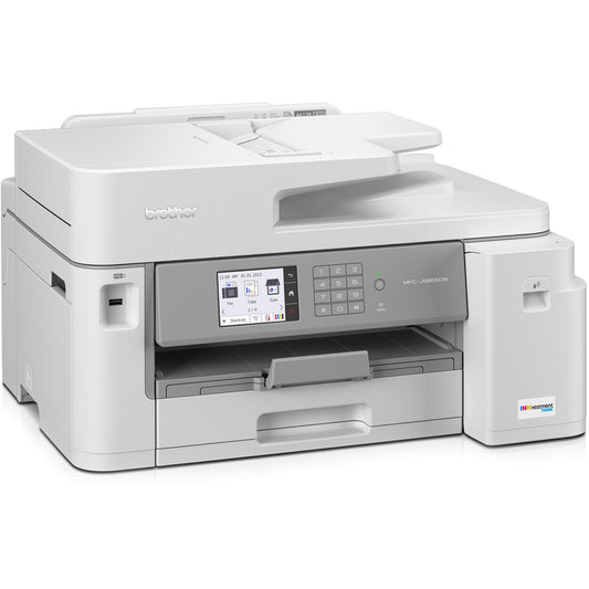 Brother MFC-J5855DW Wired & Wireless INKvestment Tank Inkjet Multifunction Printer - Color - Copier/Fax/Printer/Scanner - 30 ppm Mono/30 ppm Color Print  Up to 40000 Pages Monthly