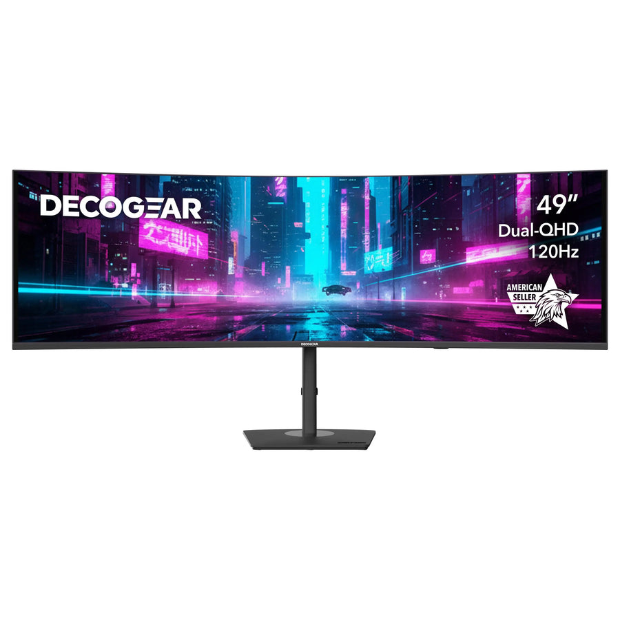Deco Gear 49” DQHD Ultrawide Curved Monitor