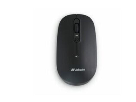 VERBATIM, MULTI-DEVICE WIRELESS RECHARGEABLE MOUSE OPTICAL, BLACKOPTICAL