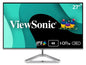 Viewsonic 27in 4K UHD Thin-Bezel IPS Monitor with USB-C, HDMI, and DisplayPort,3840 x 2160 Resolution.