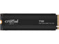 Crucial T700 1TB PCIe Gen5 NVMe M.2 SSD with heatsink