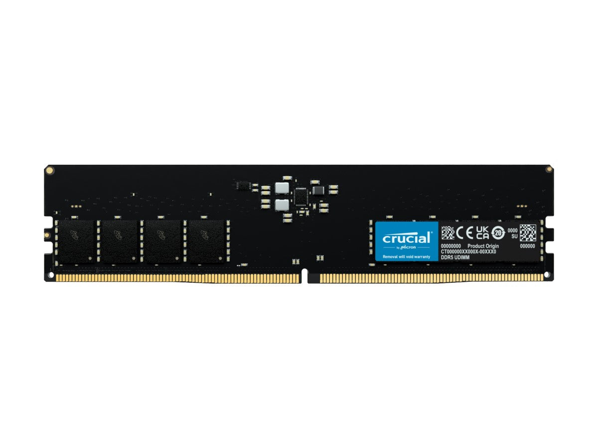 Crucial 32GB DDR5-5600 UDIMM CL46 (16Gbit) - Crucial DDR5 Desktop Memory