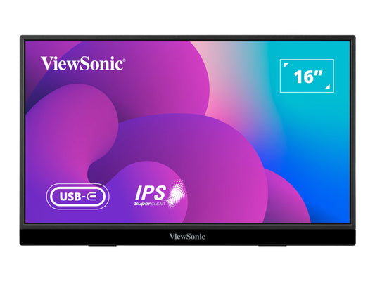 Viewsonic 15.6in 1080p Portable Monitor with 60W USB C and mini-HDMI.