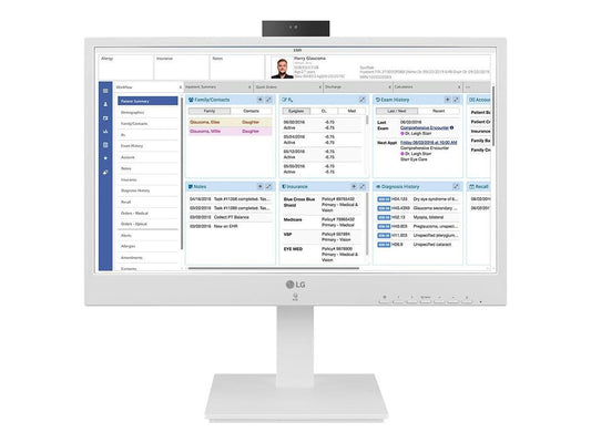 24 LG Thin CLIENT AIO MONITOR 1920X1080, Intel Celeron N5105, 8GB DDR4, 16GB eMMC, IPS