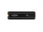 Crucial T500 1TB PCIe Gen4 NVMe M.2 SSD with heatsink