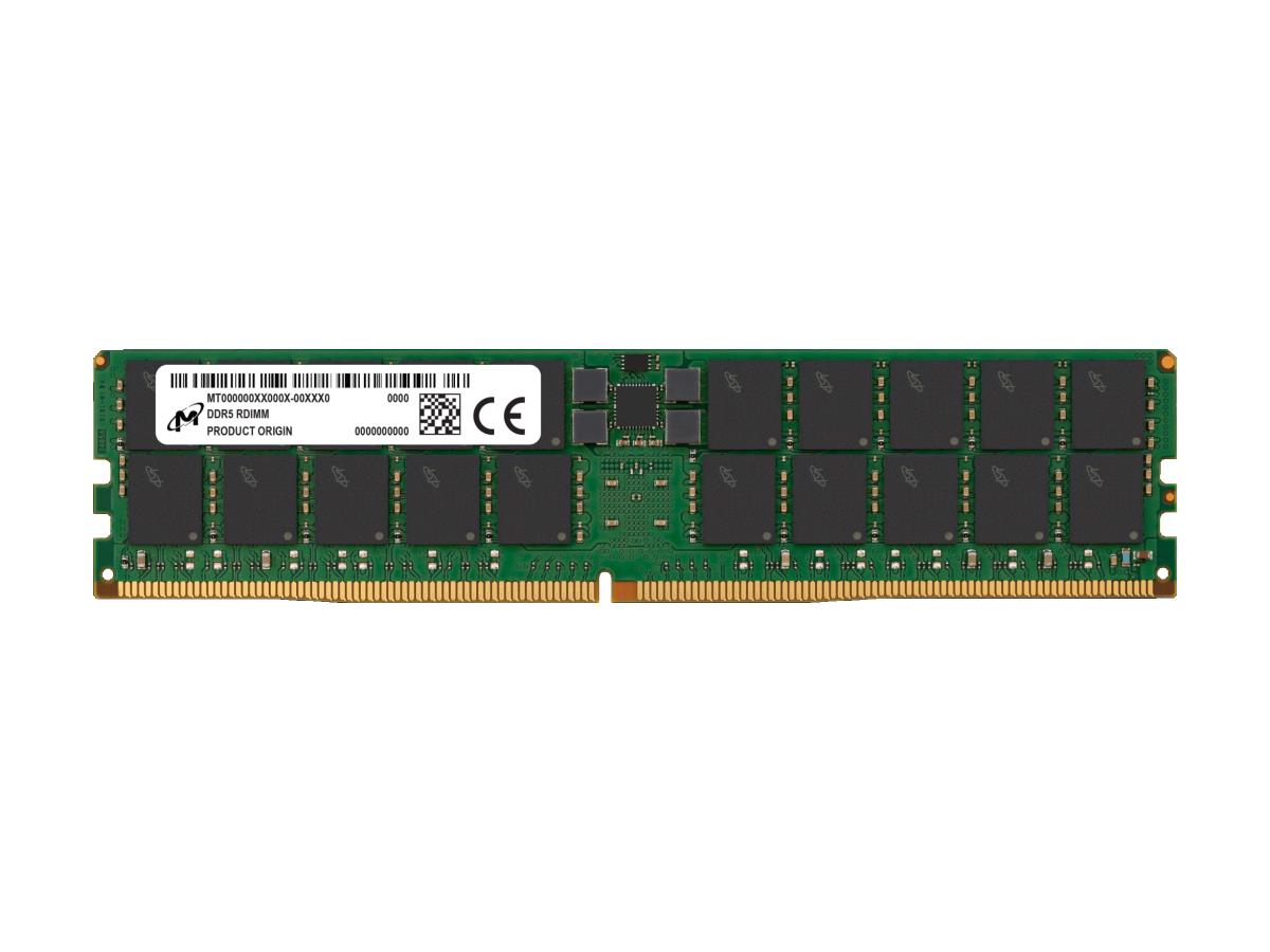 Micron 64GB DDR5-5600 RDIMM 2Rx4 CL46 - The Micron DDR5 RDIMM