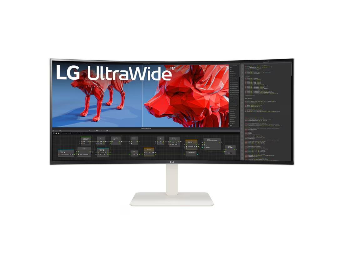 38IN LG MONITOR, CURVED, 3840X1600, 21:9, IPS, USB TYPE-C, HDMI, DP, USB 3.0 (1 UP 4 DOWN)