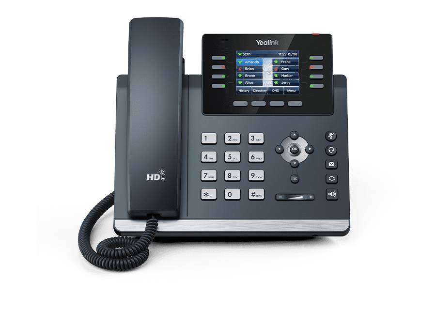 Yealink SIP-T44W - SIP Phone - 5-way conference call - 2.8 320x240-pixel color LCD