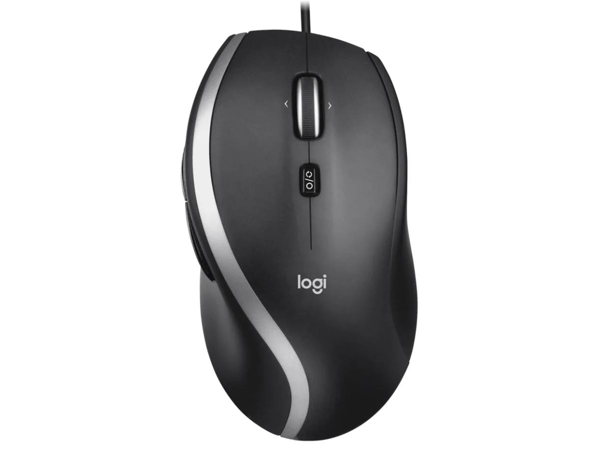 Logitech M500S Advanced Corded Mouse - Full-size Mouse - Optical - Cable - USB - 4000 dpi - Tilt Wheel - 7 Button(s)
