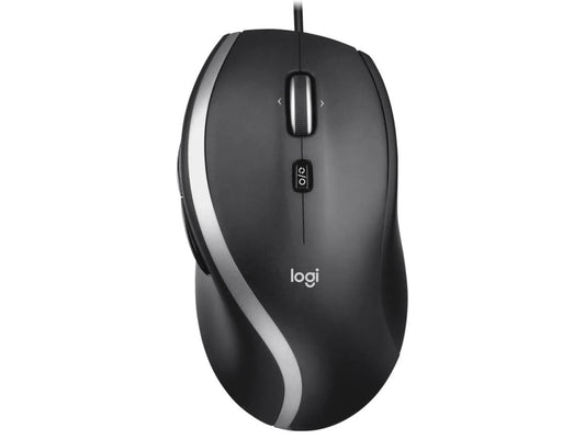 Logitech M500S Advanced Corded Mouse - Full-size Mouse - Optical - Cable - USB - 4000 dpi - Tilt Wheel - 7 Button(s)