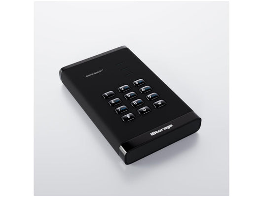 Istorage 5TB diskAshur3 USB 3.2 Gen 1 Encrypted Portable Hard Drive (Black)