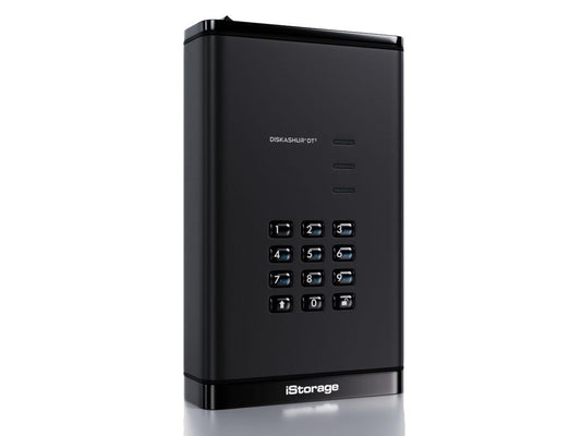 iStorage diskAshur DT3 20TB 256-bit Hardware-Encrypted Secure External Hard Drive