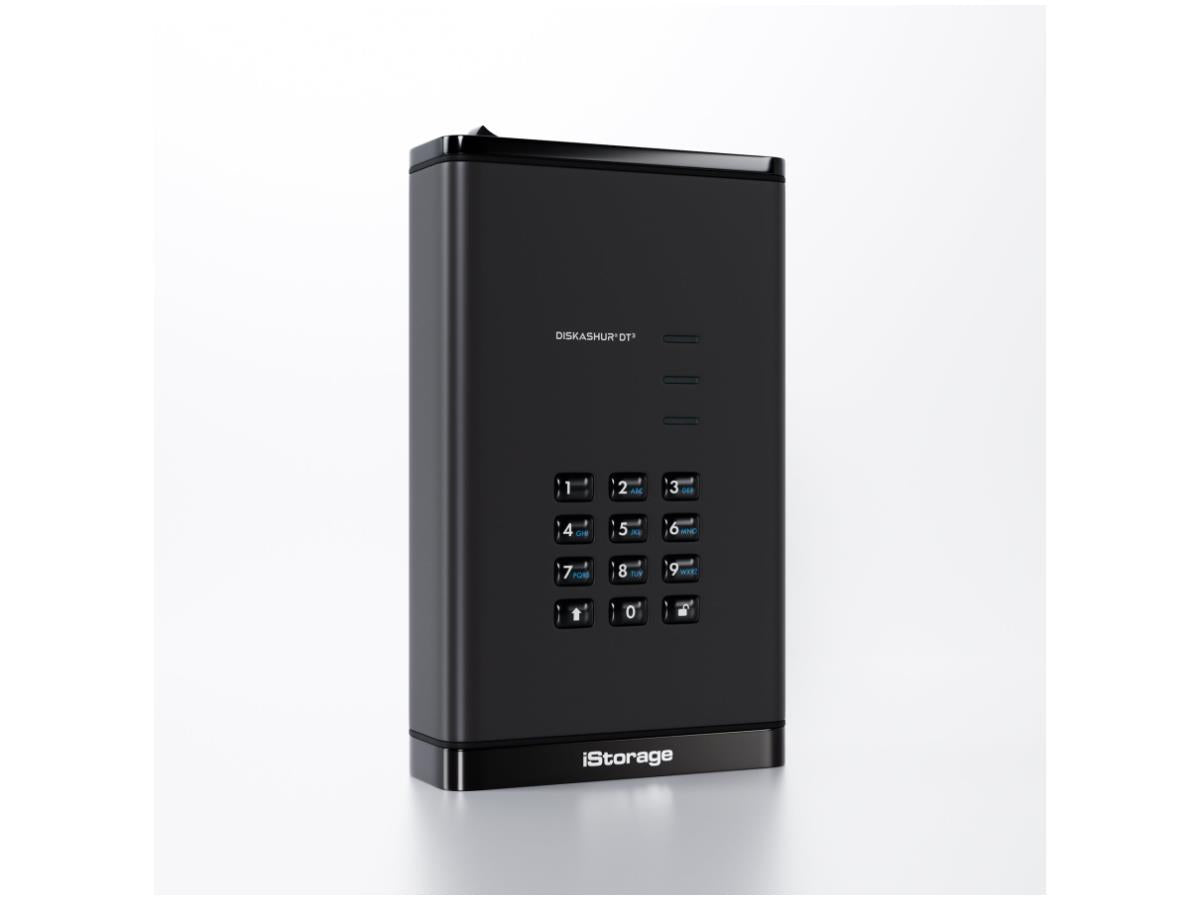 Istorage 24TB diskAshur DT3 USB 3.2 Gen 1 Encrypted External Hard Drive