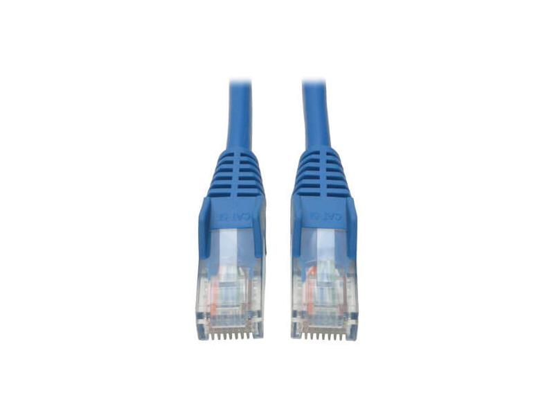 Eaton Tripp Lite Series Cat5e 350 MHz Snagless Molded (UTP) Ethernet Cable (RJ45 M/M), PoE - Blue, 50 ft. (15.24 m)