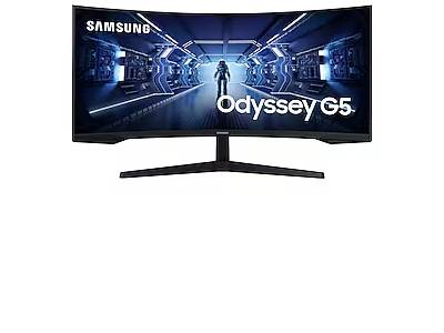 Samsung C34G55TWWN - Curved - 3440 x 1440 - 34Inch - 1Ms response time - 165 Hz refresh rate - 2500:1 - Mega - 250 Nits