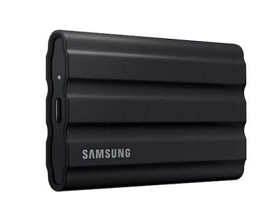 Samsung T7 Shield Rugged Portable SSD - 4TB - USB 3.2 - 10GBps - Three (3) Year Limited Warranty - Black