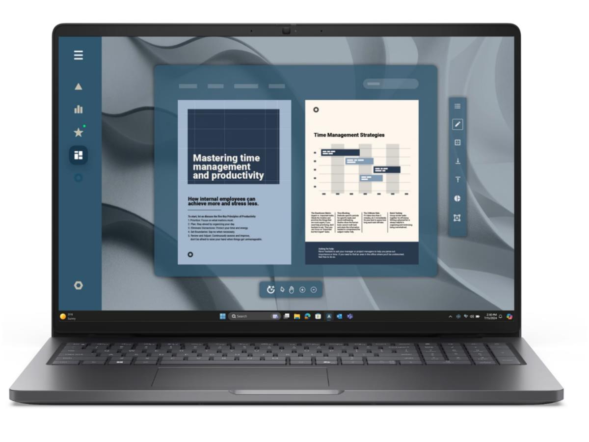 Dell Pro 16 with Ryzen 5 PRO 16GB RAM 512GB SSD 16 inch FHD+ Display
