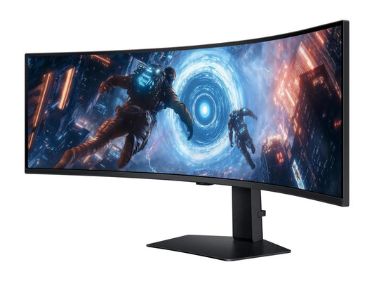 Samsung 49IN Odyssey G9 G91F - LCD Monitor - Curved - 5120 x 1440 - 49Inch - 1Ms response time - 144 Hz refresh rate