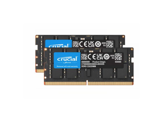 Crucial 48GB Kit (2x24GB) DDR5-6400 CSODIMM CL52
