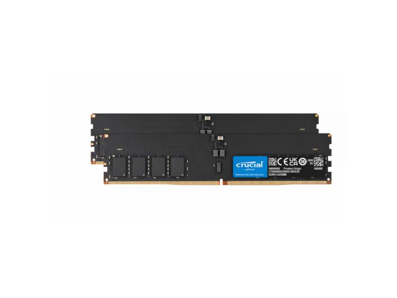 Crucial 32GB Kit (2x16GB) DDR5-6400 CUDIMM CL52
