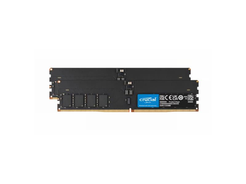 Crucial 64GB Kit (2x32GB) DDR5-6400 CUDIMM CL52