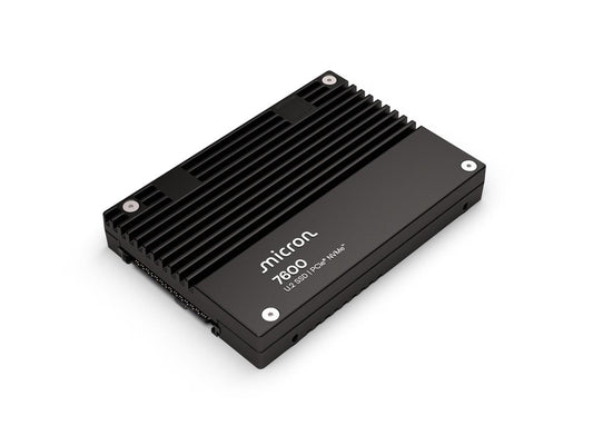Micron 7600 MAX 12.8TB NVMe U.2 (15mm) Enterprise SSD Single Pack - 5 years warranty