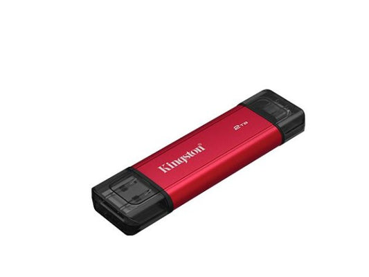 Kingston 2TB Dual USB-A/C Portable SSD, Up to 1,050MBs/ read, 950MB/s write