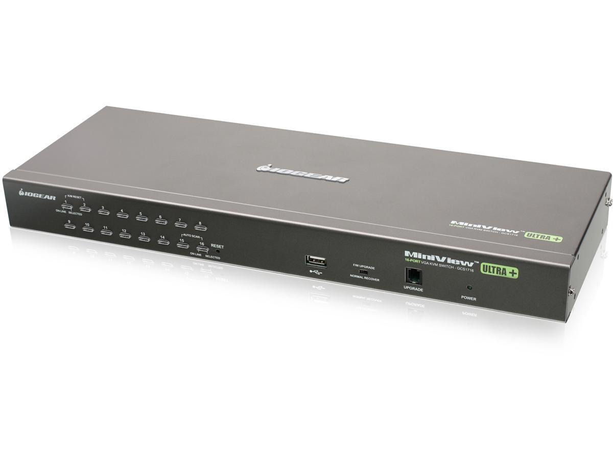 IOGEAR GCS1716 16-Port USB PS/2 Combo KVM Switch