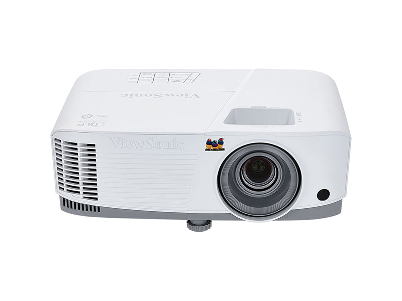 Viewsonic SVGA DLP projector, 800 x 600 , 4,000 lumens with a 22,000:1 contrast ratio at DynamicEco mode, connectivitys includes HDMI, 2 x VGA, VGA out, Audio