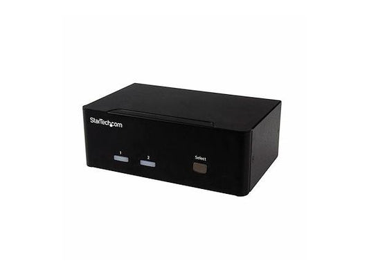STARTECH 2-PORT KVM SWITCH W/ DUAL VGA - USB 2.0