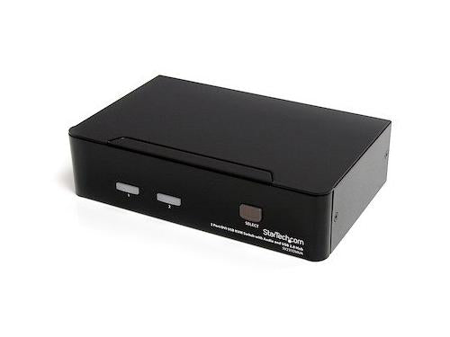 STARTECH 2 PORT DVI USB KVM SWITCH WITH AUDIO