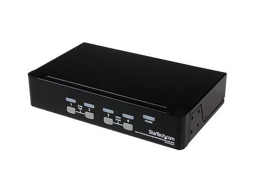 STARTECH 4 Port 1U Rackmount USB KVM Switch