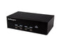 STARTECH 4-PORT KVM SWITCH W/ DUAL VGA - USB 2.0