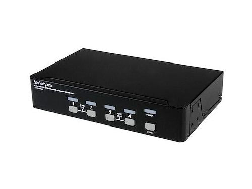 STARTECH 4 Port DVI USB KVM Switch with Audio