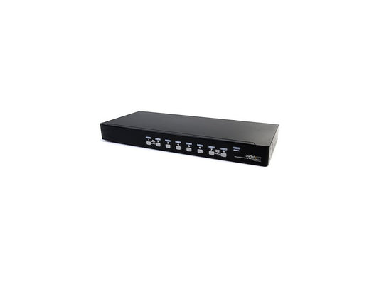 STARTECH 8 PORT USB VGA KVM SWITCH WITH AUDIO