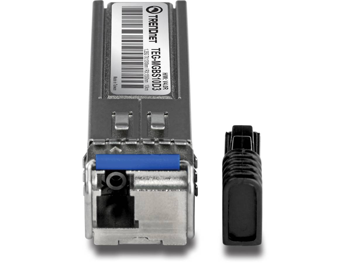 TRENDnet Mini-GBIC Dual-Wavelength Single-Mode LC Fiber Transceiver Module 1310nm 40km Range
