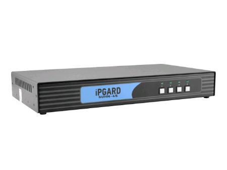 SMARTAVI IPGard 4-Port SH Secure Pro HDMI KVM Switch with Audio and CAC