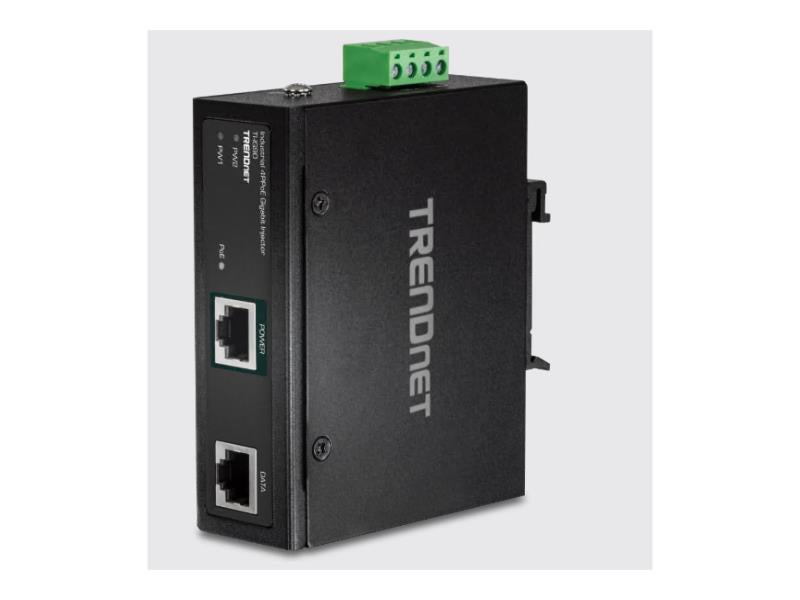TRENDnet Hardened Industrial 90W Gigabit 4PPoE Injector for High-Power PoE Devices