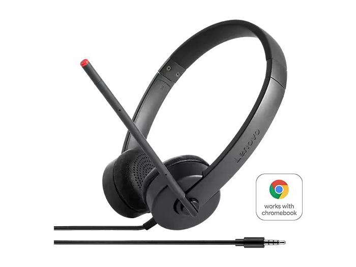 Lenovo Essential Stereo Analog Headset - Comfort fit ear piece