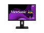 Viewsonic 24in LCD monitor, 1920x1080, HDMI, DP, VGA, USB-hub.
