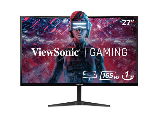 Viewsonic 27in 165Hz Curved Gaming Monitor,1920x1080 Resolution,1ms response time.