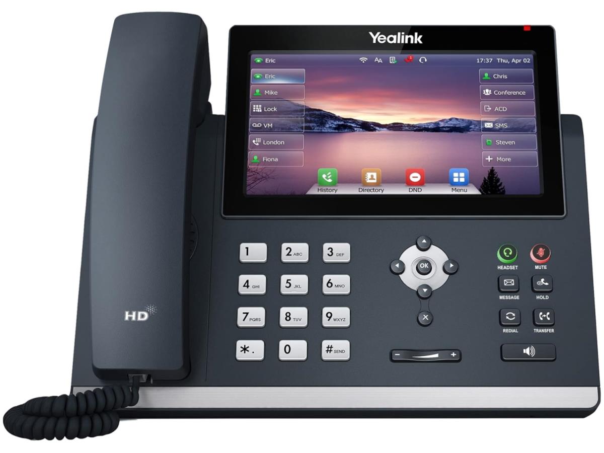 Yealink SIP-T48U - SIP Phone - Yes10-way conferencing - LCD Display - color - 7 features keys
