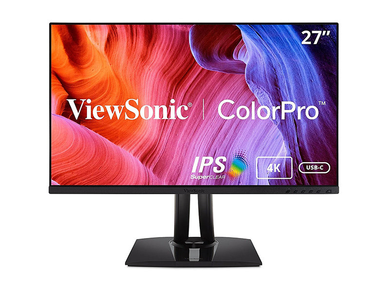 Viewsonic 27in 4K UHD Professional Graphic Design Monitor with USB-C,3840 x 2160 Resolution.