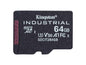 64GB MICROSDXC INDUSTRIAL C10 A1 PSLC CARD SINGLE PACK W/O ADAPTER